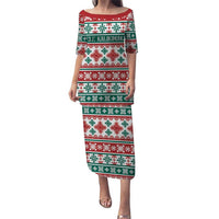 Mele Kalikimaka Hawaii Christmas Puletasi Hawaiian Quilt Pattern Style - Polynesian Pride