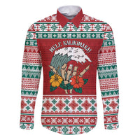 Shaka Sign Skull Mele Kalikimaka Personalized Family Matching Puletasi and Hawaiian Shirt Hawaiian Quilt Pattern - Polynesian Pride