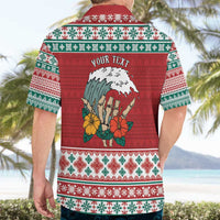 Shaka Sign Skull Mele Kalikimaka Personalized Hawaiian Shirt Hawaiian Quilt Pattern - Polynesian Pride