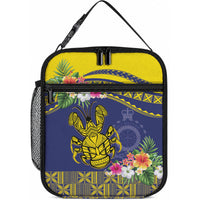 Niue Coconut Crab Lunch Bag Rock of Polynesia LT9 10.2 × 8.3 × 4.3 inch Gold - Polynesian Pride