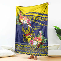 Monuina e Kilisimasi Niue Christmas Blanket Niuean Tribal Pattern
