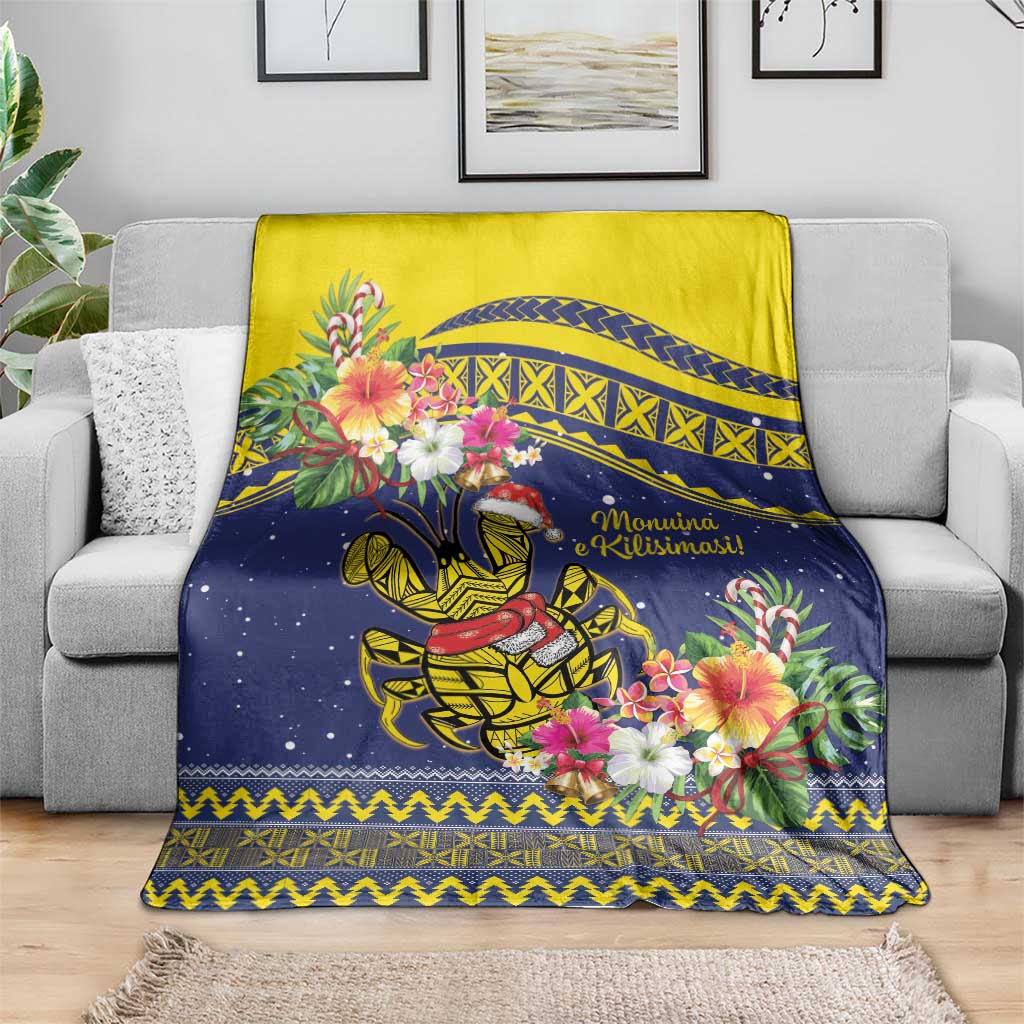 Monuina e Kilisimasi Niue Christmas Blanket Niuean Tribal Pattern