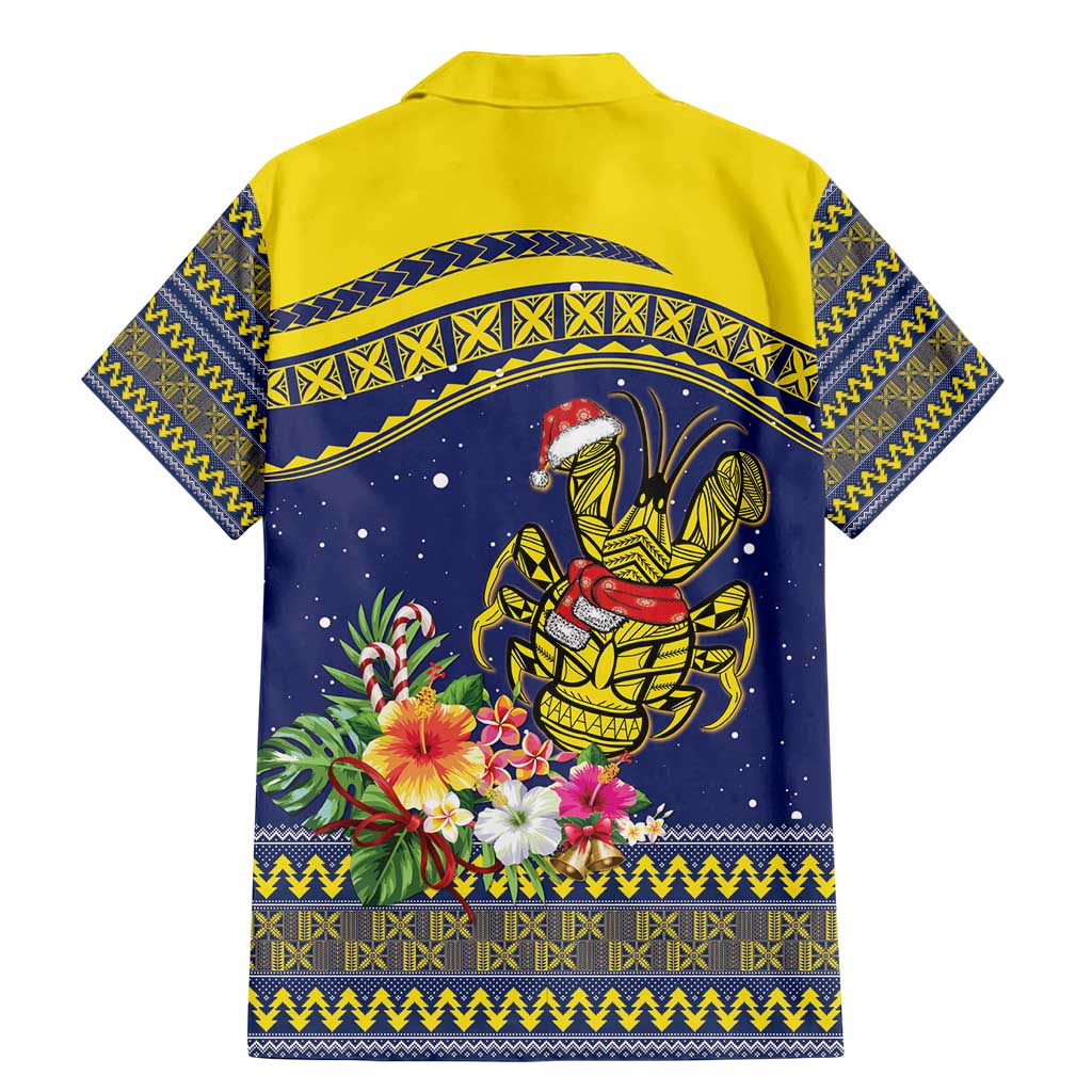 Monuina e Kilisimasi Niue Christmas Family Matching Mermaid Dress and Hawaiian Shirt Niuean Tribal Pattern