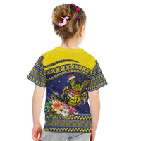 Monuina e Kilisimasi Niue Christmas Kid T Shirt Niuean Tribal Pattern LT9 - Polynesian Pride