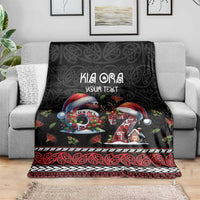 Aotearoa Six Seven Personalized Blanket New Zealand Funny Christmas - Polynesian Pride