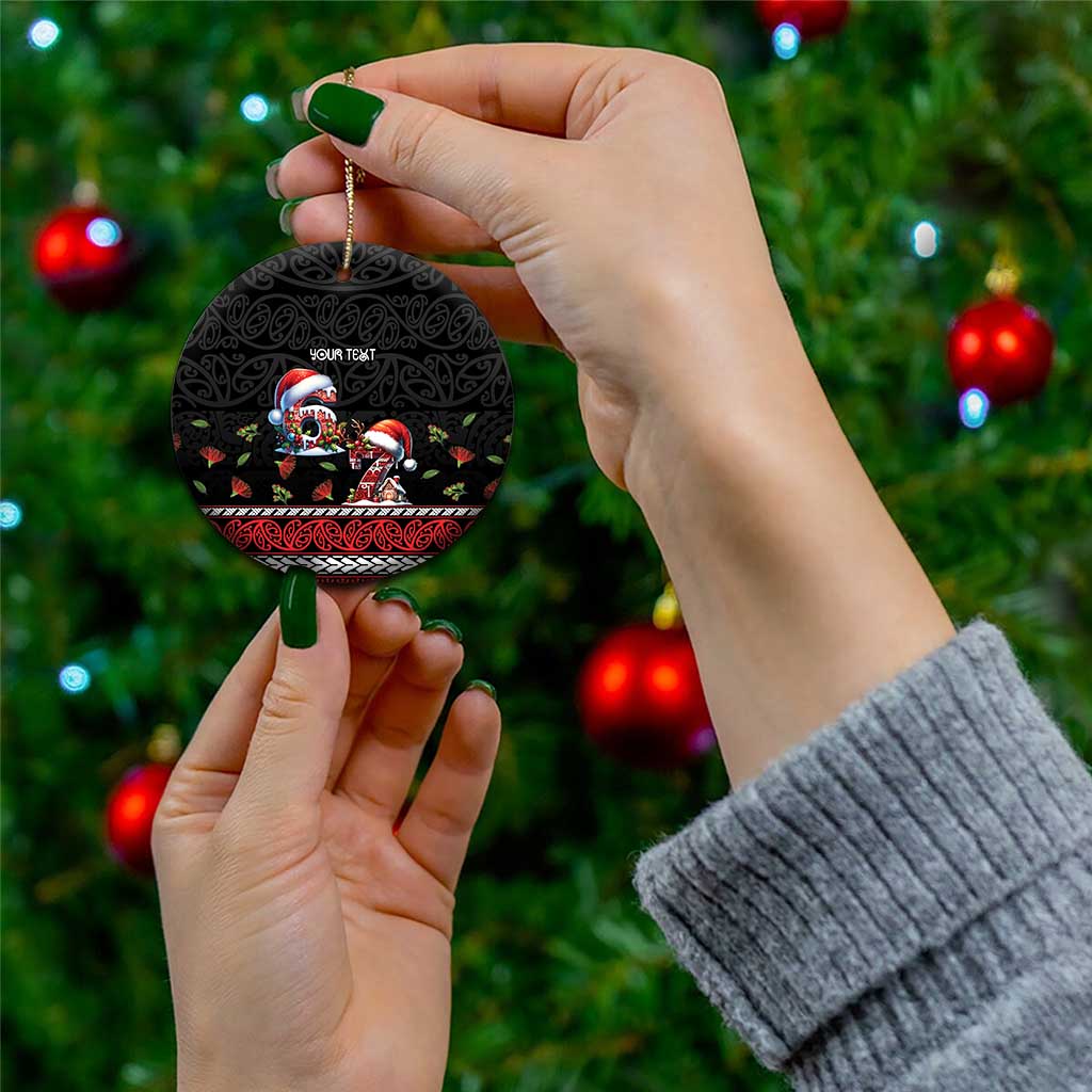 Aotearoa Six Seven Personalized Ceramic Ornament New Zealand Funny Christmas - Polynesian Pride