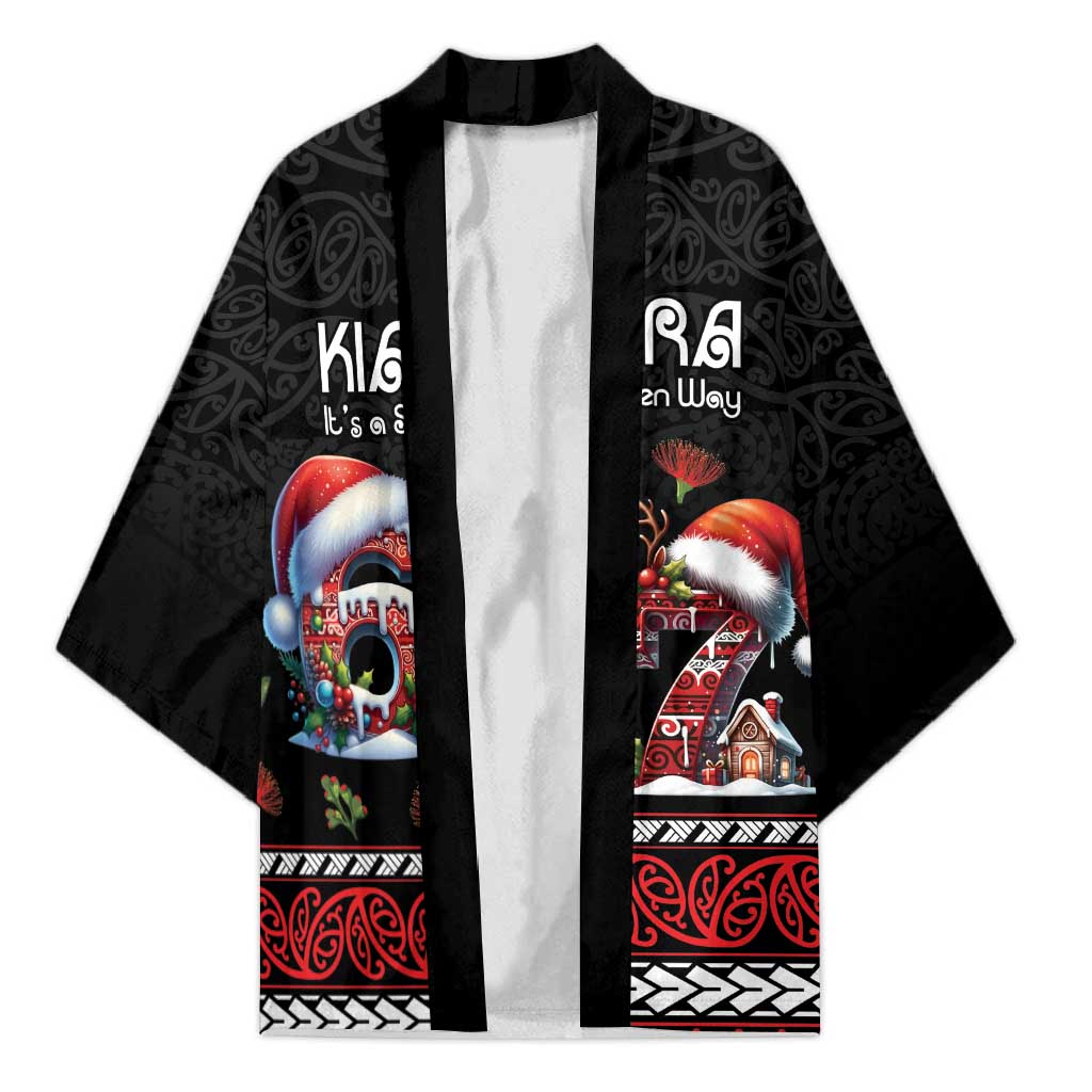 Aotearoa Six Seven Personalized Kimono New Zealand Funny Christmas - Polynesian Pride