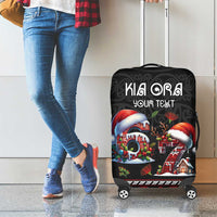 Aotearoa Six Seven Personalized Luggage Cover New Zealand Funny Christmas - Polynesian Pride