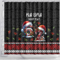Aotearoa Six Seven Personalized Shower Curtain New Zealand Funny Christmas - Polynesian Pride