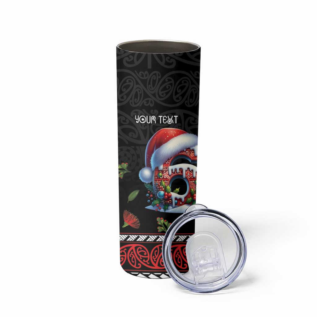 Aotearoa Six Seven Personalized Skinny Tumbler New Zealand Funny Christmas - Polynesian Pride