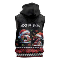 Aotearoa Six Seven Personalized Sleeveless Hoodie New Zealand Funny Christmas - Polynesian Pride