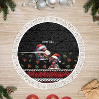 Aotearoa Six Seven Personalized Tree Skirt New Zealand Funny Christmas - Polynesian Pride