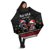 Aotearoa Six Seven Personalized Umbrella New Zealand Funny Christmas - Polynesian Pride