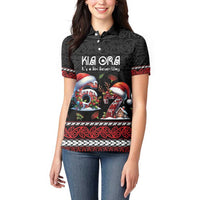 Aotearoa Six Seven Personalized Women Polo Shirt New Zealand Funny Christmas - Polynesian Pride