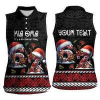Aotearoa Six Seven Personalized Women Sleeveless Polo Shirt New Zealand Funny Christmas LT9 - Polynesian Pride