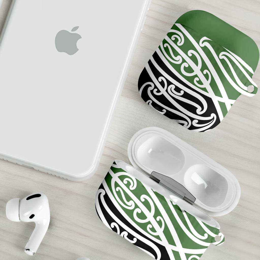 Green Fern New Zealand Kowhai Ngutukak AirPods Case - Polynesian Pride
