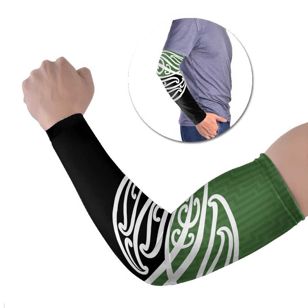 Green Fern New Zealand Kowhai Ngutukak Arm Sleeves - Polynesian Pride