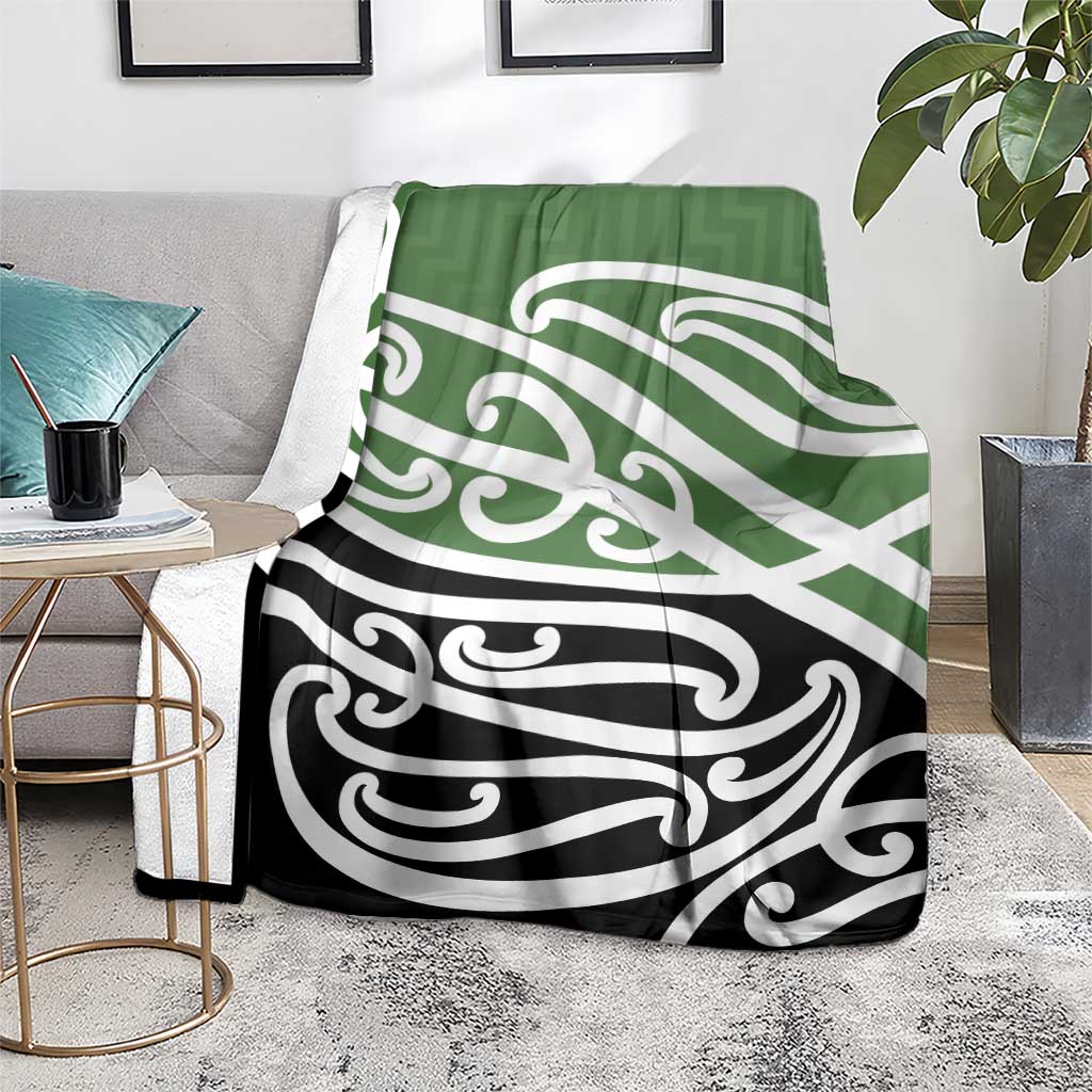 Green Fern New Zealand Kowhai Ngutukak Blanket - Polynesian Pride