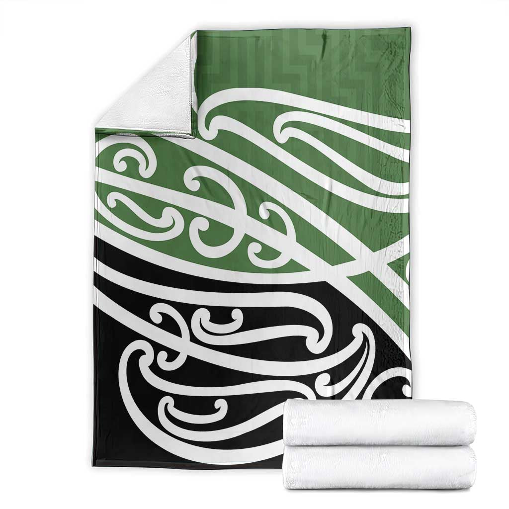 Green Fern New Zealand Kowhai Ngutukak Blanket - Polynesian Pride