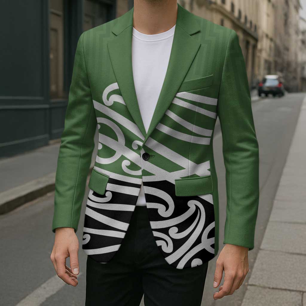 Green Fern New Zealand Kowhai Ngutukak Blazer - Polynesian Pride
