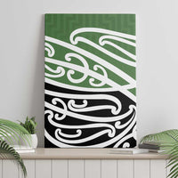 Green Fern New Zealand Kowhai Ngutukak Canvas Wall Art - Polynesian Pride