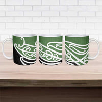 Green Fern New Zealand Kowhai Ngutukak Ceramic Mug - Polynesian Pride