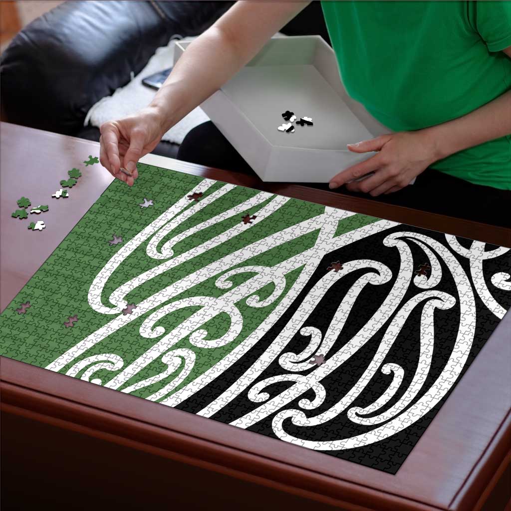 Green Fern New Zealand Kowhai Ngutukak Puzzle LT9 - Polynesian Pride