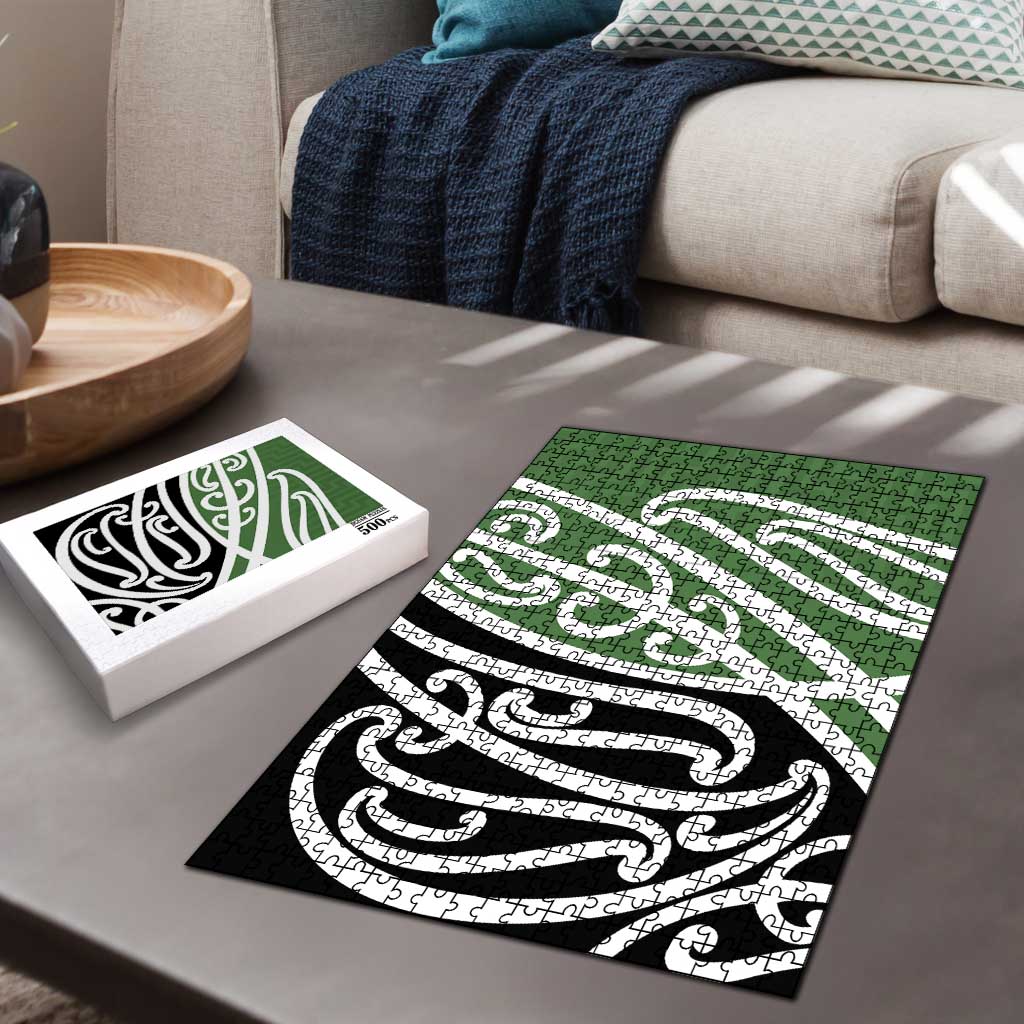 Green Fern New Zealand Kowhai Ngutukak Puzzle LT9 - Polynesian Pride