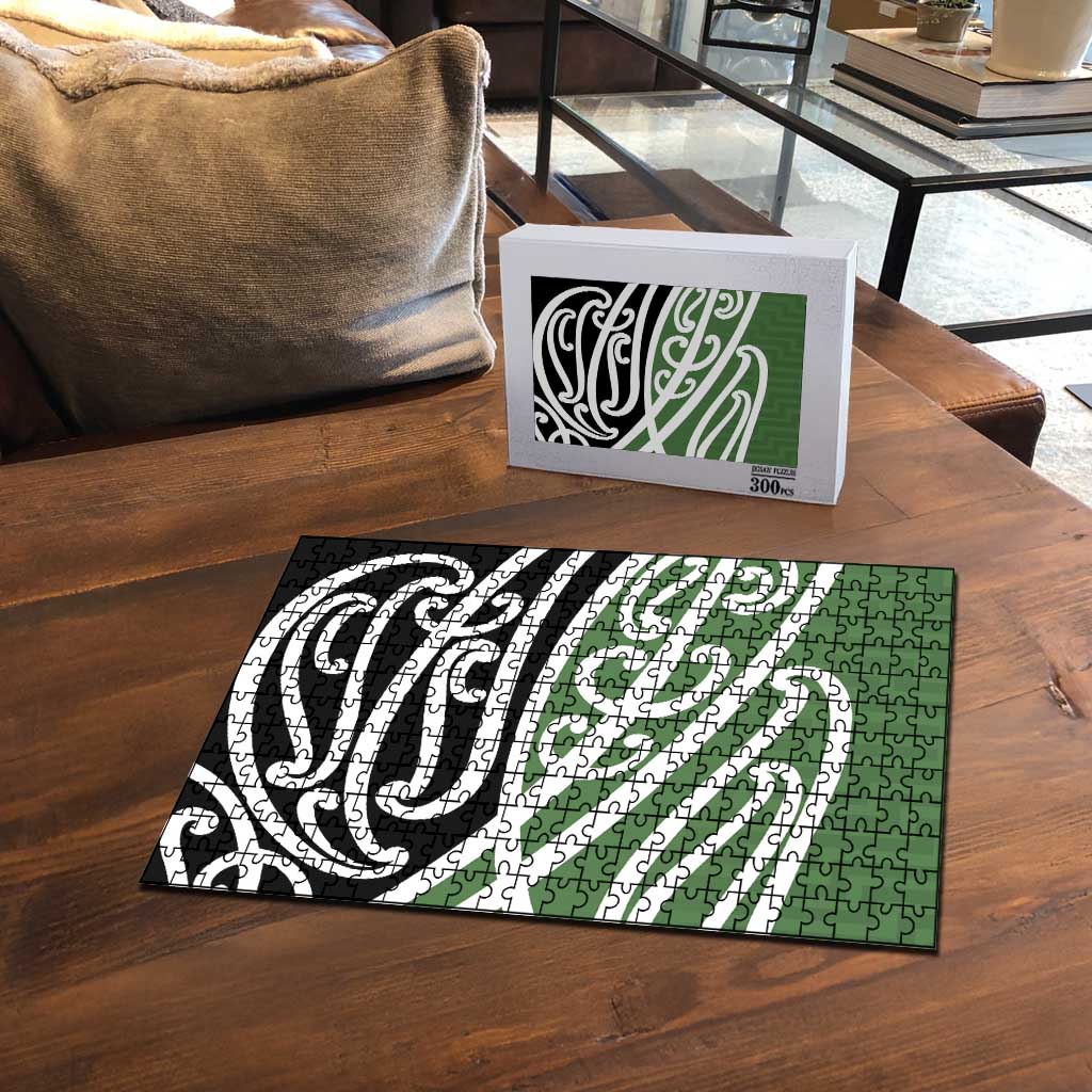 Green Fern New Zealand Kowhai Ngutukak Puzzle LT9 - Polynesian Pride