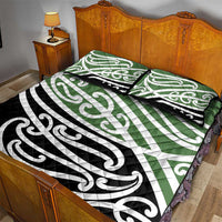 Green Fern New Zealand Kowhai Ngutukak Quilt Bed Set - Polynesian Pride
