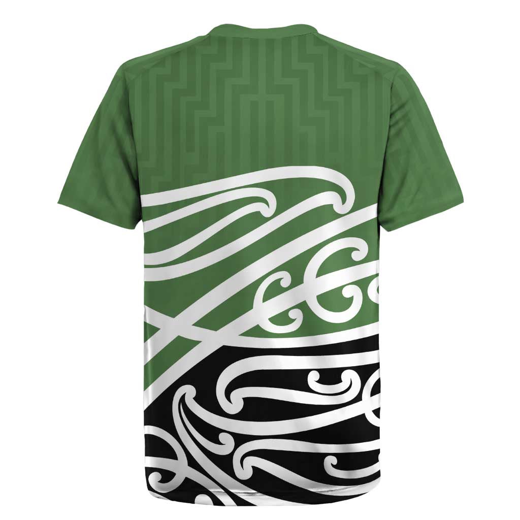 Green Fern New Zealand Kowhai Ngutukak Rugby Jersey - Polynesian Pride