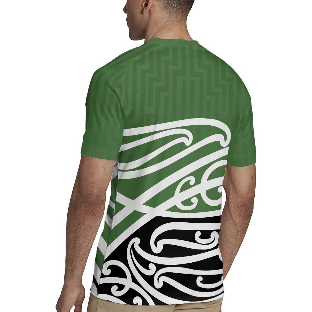 Green Fern New Zealand Kowhai Ngutukak Rugby Jersey - Polynesian Pride