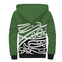 Green Fern New Zealand Kowhai Ngutukak Sherpa Hoodie - Polynesian Pride