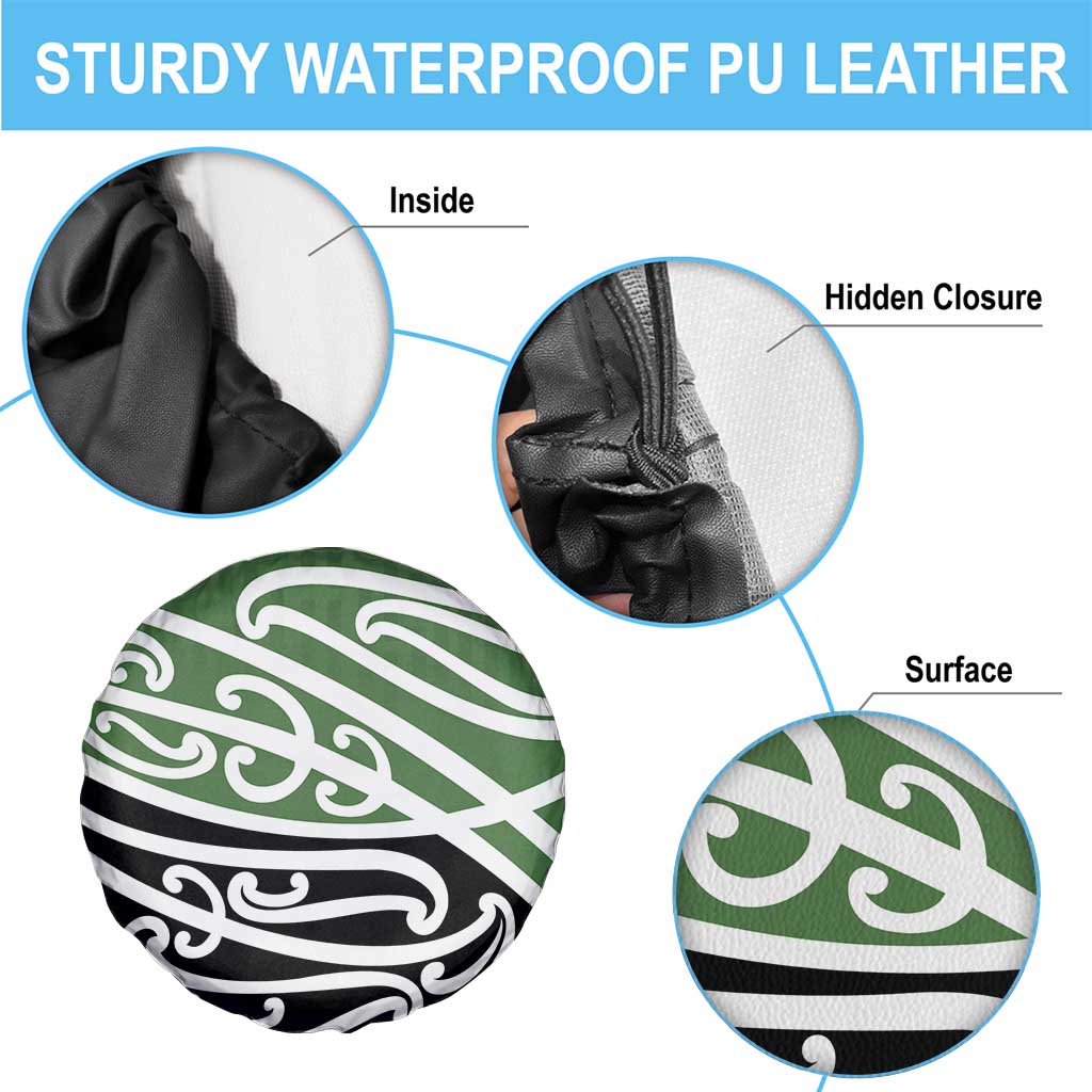 Green Fern New Zealand Kowhai Ngutukak Spare Tire Cover - Polynesian Pride