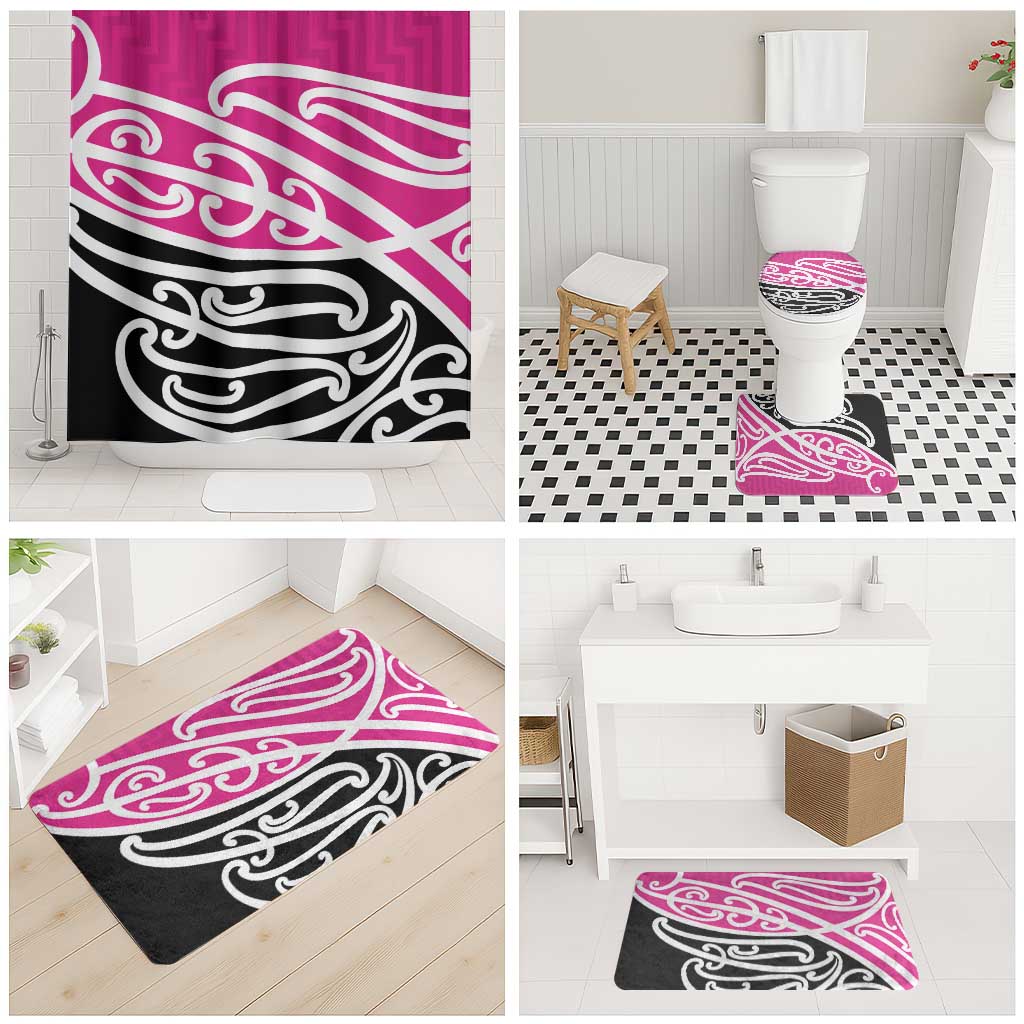 All Pink New Zealand Kowhai Ngutukak Bathroom Set - Polynesian Pride