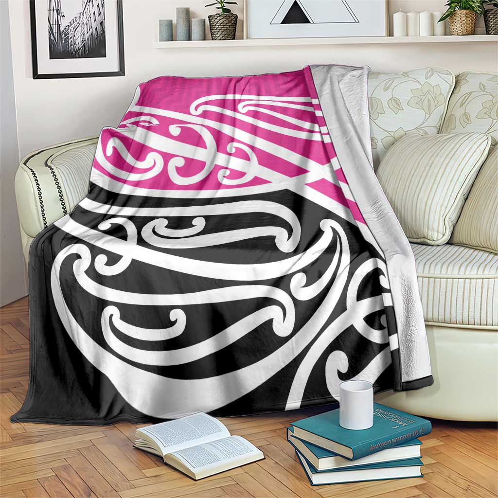 All Pink New Zealand Kowhai Ngutukak Blanket - Polynesian Pride