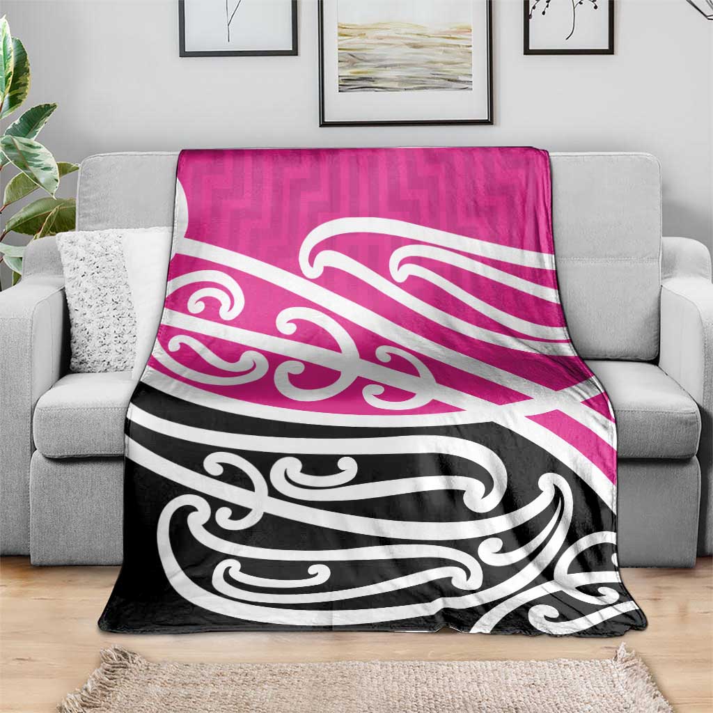 All Pink New Zealand Kowhai Ngutukak Blanket - Polynesian Pride