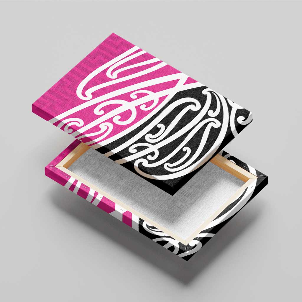 All Pink New Zealand Kowhai Ngutukak Canvas Wall Art - Polynesian Pride