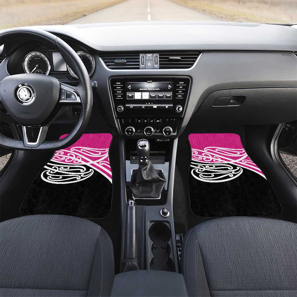 All Pink New Zealand Kowhai Ngutukak Car Mats - Polynesian Pride