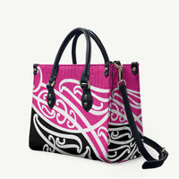 All Pink New Zealand Kowhai Ngutukak Leather Bag - Polynesian Pride