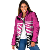 All Pink New Zealand Kowhai Ngutukak Padded Jacket LT9 Women Pink - Polynesian Pride