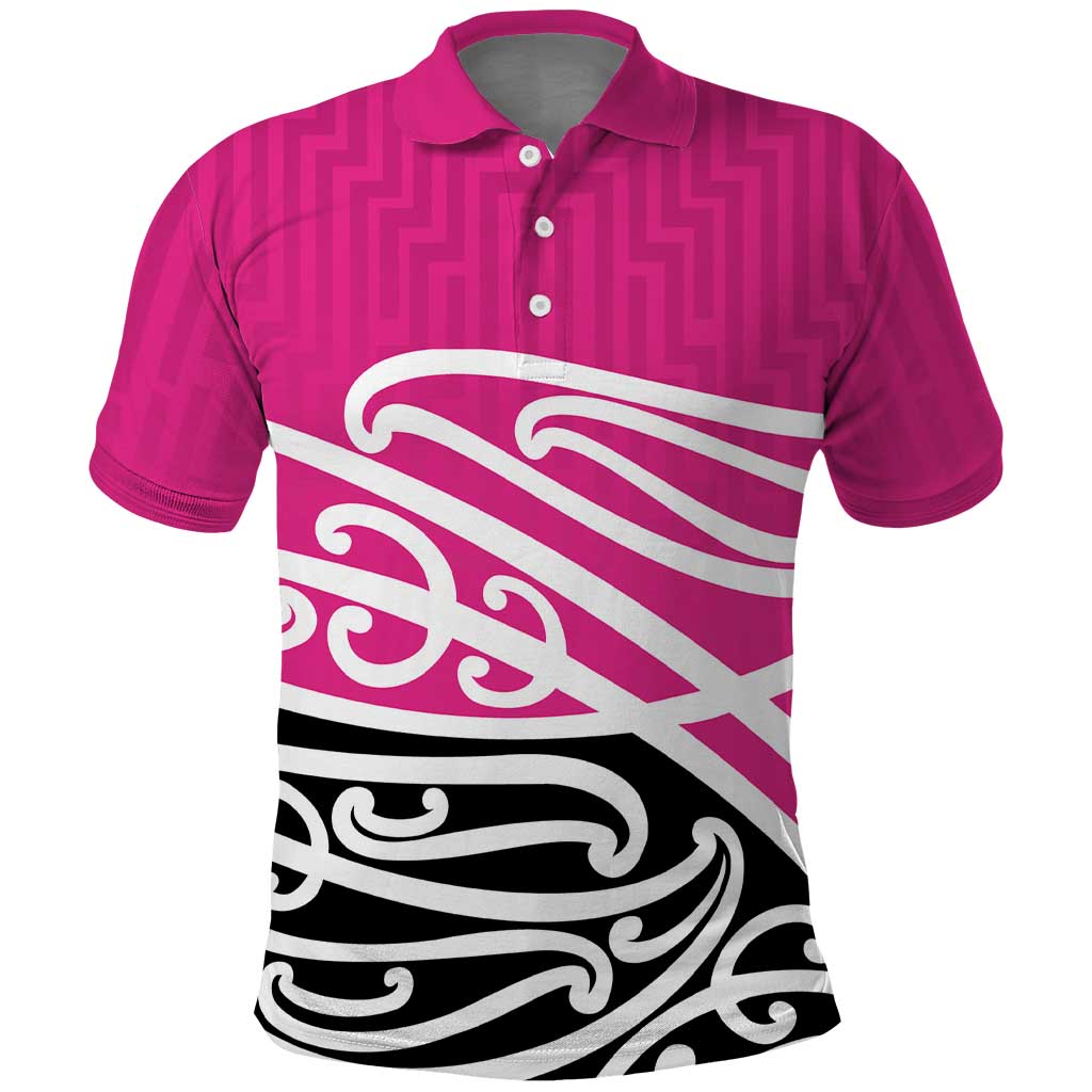 All Pink New Zealand Kowhai Ngutukak Polo Shirt LT9 Pink - Polynesian Pride