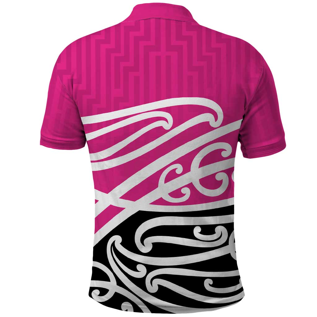 All Pink New Zealand Kowhai Ngutukak Polo Shirt LT9 - Polynesian Pride