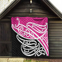 All Pink New Zealand Kowhai Ngutukak Quilt LT9 - Polynesian Pride