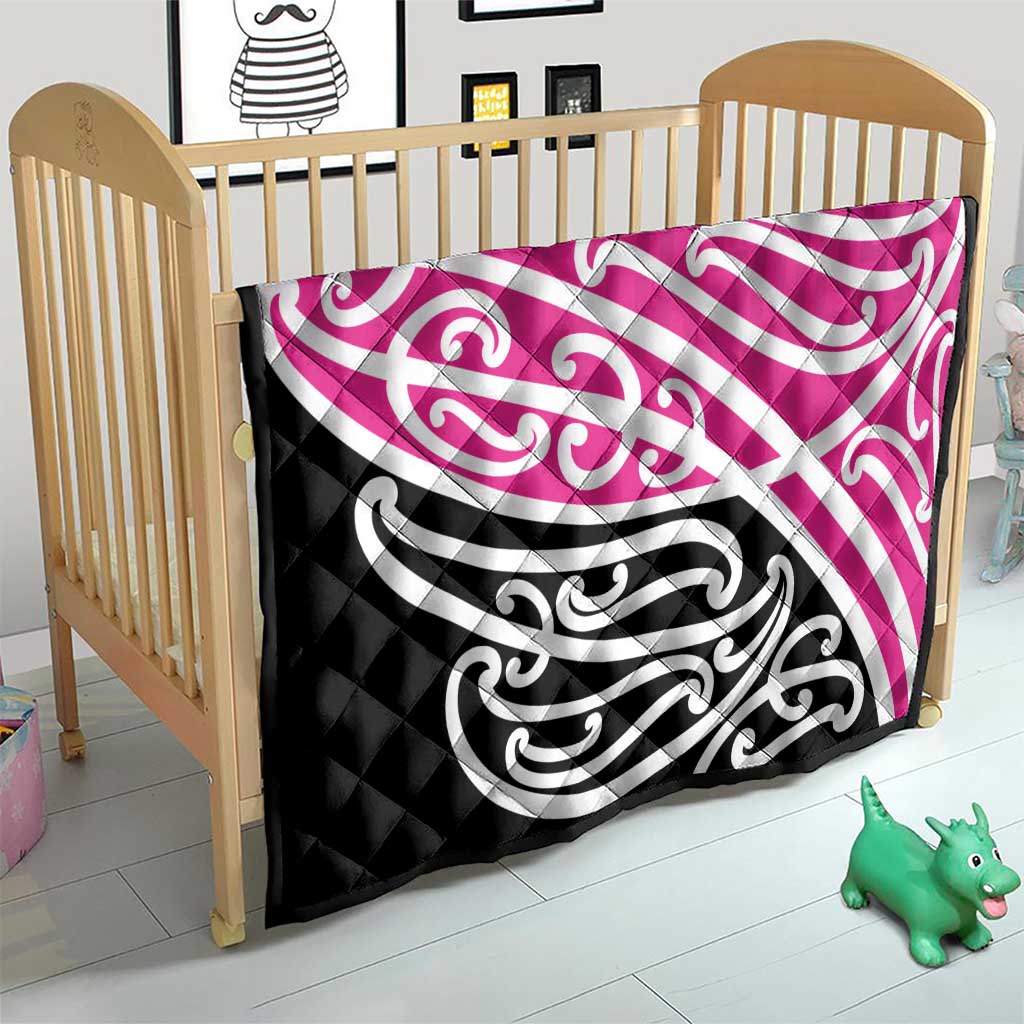 All Pink New Zealand Kowhai Ngutukak Quilt LT9 - Polynesian Pride