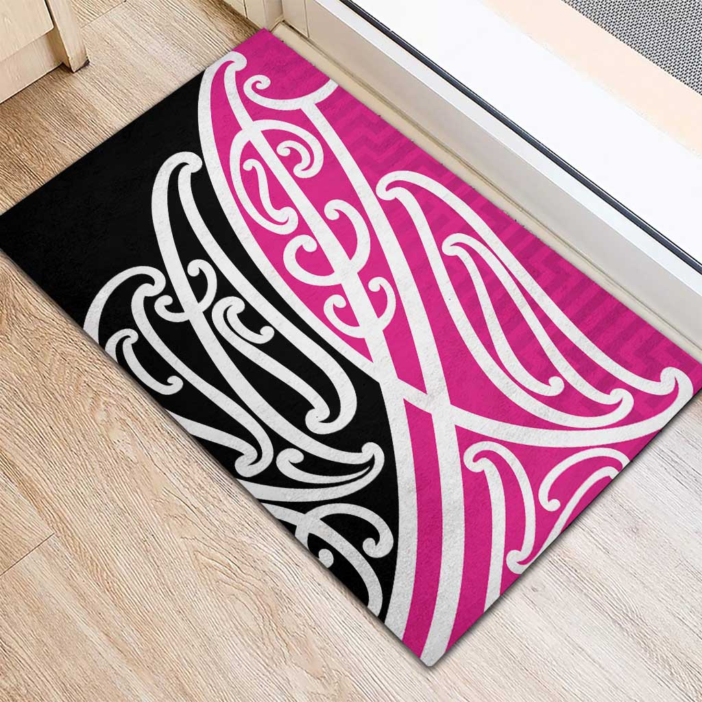 All Pink New Zealand Kowhai Ngutukak Rubber Doormat LT9 - Polynesian Pride