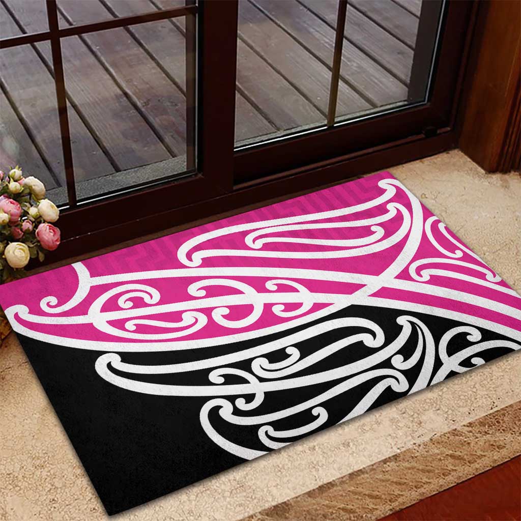 All Pink New Zealand Kowhai Ngutukak Rubber Doormat LT9 - Polynesian Pride