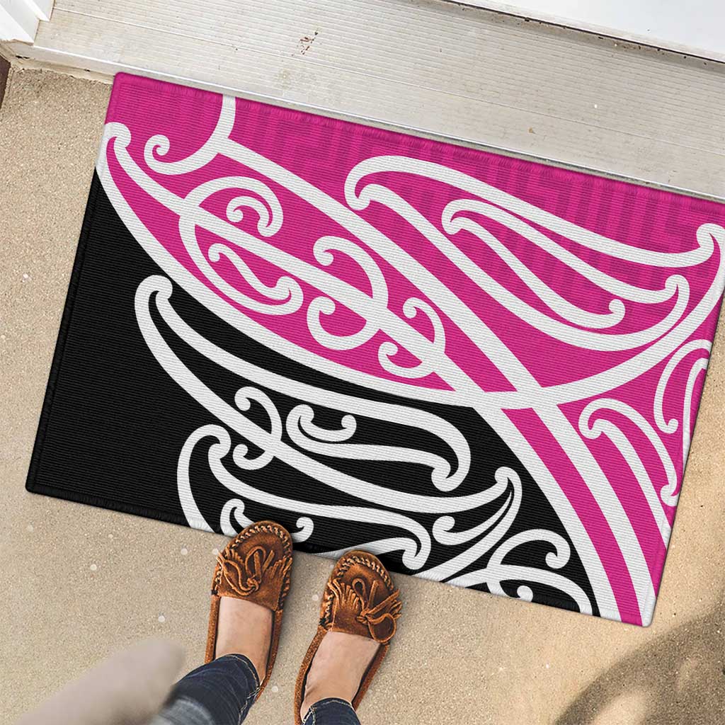 All Pink New Zealand Kowhai Ngutukak Rubber Doormat LT9 - Polynesian Pride