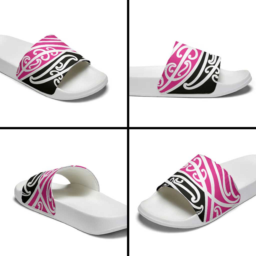 All Pink New Zealand Kowhai Ngutukak Slide Sandals - Polynesian Pride