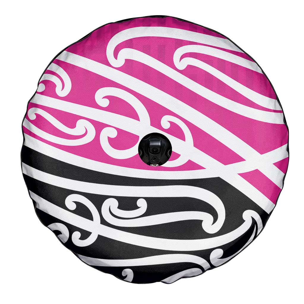 All Pink New Zealand Kowhai Ngutukak Spare Tire Cover - Polynesian Pride